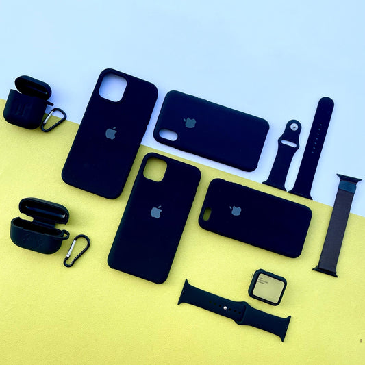 Pure Black Silicon Case