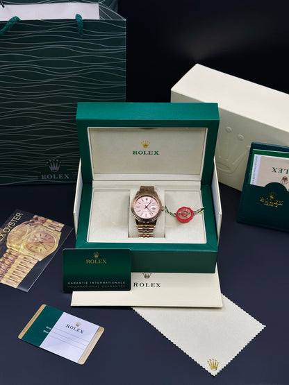 Rolex Date-Just Master AAA. Copy (Rose Gold)
