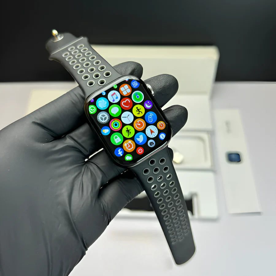 Apple Logo Watch Series 9 (Free nylon straps)
