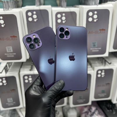 DEEP PURPLE AG MATTE GLASS CASE