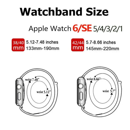 Slim leather strap for Apple Watch band