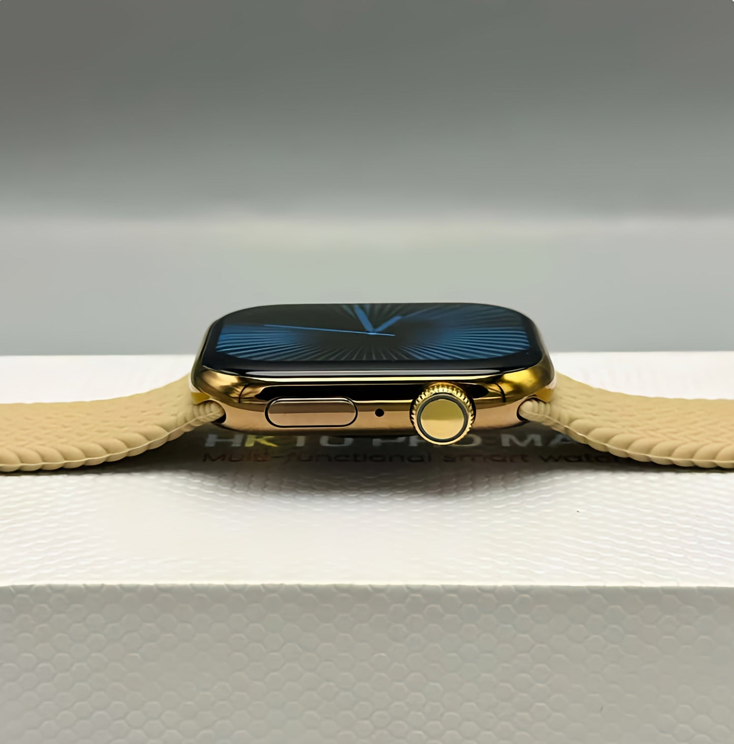 HK10 Pro Max Smart Watch Stainless Titanium (3 Straps Free)