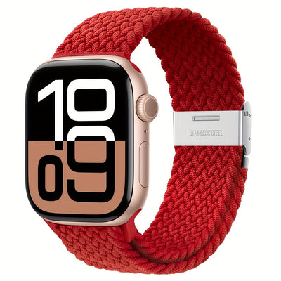 Adjustable Nylon Braided Solo Loop Strap for Apple Watch